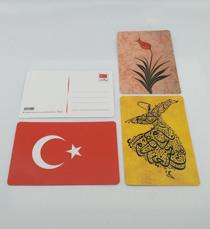 Giftsturkiye Kartpostal Değerlerimiz Yılbaşı Hediye ( 6 adet )