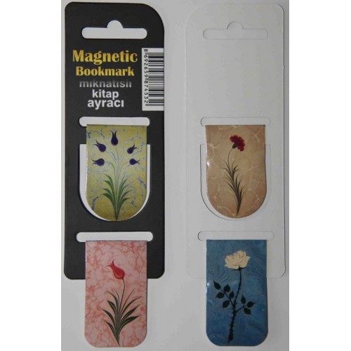 Magnetic Bookmark SB001 , 15 Pcs, ( two side different picture ) .