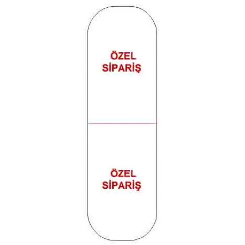 SİP09 , 500 adet Özel Sipariş Orta Kare Oval Kesim Mıknatıslı Ayraç , 2 * ( 3.4 cm * 5.8 cm )