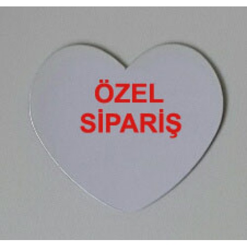 SİP24 , 20 adet Özel Sipariş KALPLİ MAGNET , ( 7 cm * 8 cm ) , HIZLI ÜRETİM , 2 GÜNE TESLİM .