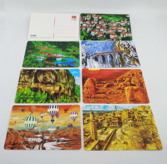 Giftsturkiye Kartpostal Anadolu Güzellikleri Yılbaşı Hediye ( 7 adet )