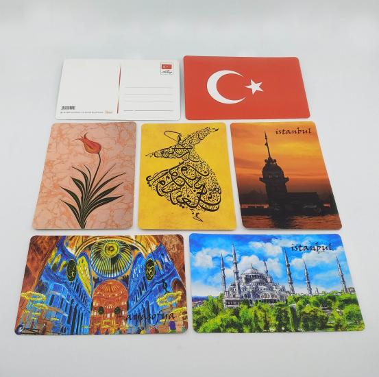 Giftsturkiye Kartpostal Değerlerimiz Yılbaşı Hediye ( 6 adet )