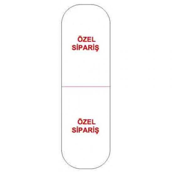 SİP09 , 500 adet Özel Sipariş Orta Kare Oval Kesim Mıknatıslı Ayraç , 2 * ( 3.4 cm * 5.8 cm )