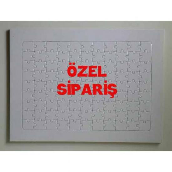 SİP59 , 2 adet Özel Sipariş  PUZZLE ( A/4 ebat , 99 parça ) , HIZLI ÜRETİM , 3 GÜNE TESLİM .