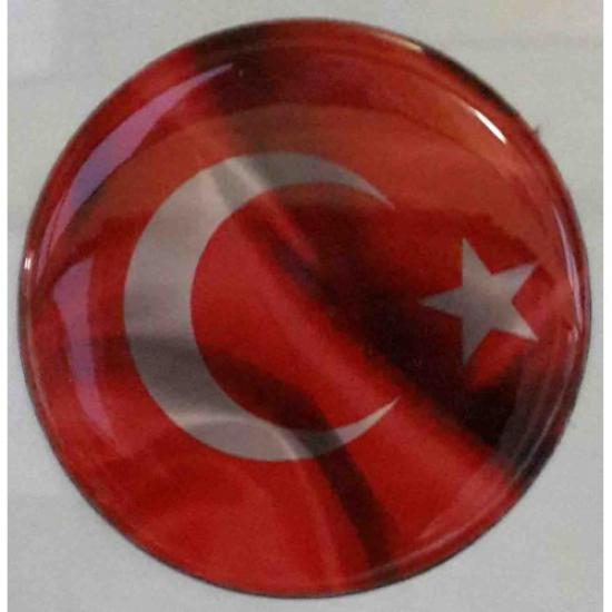 Şeffaf Damla Magnet SMDY06 , 5 Adet ( 6 cm - çap )