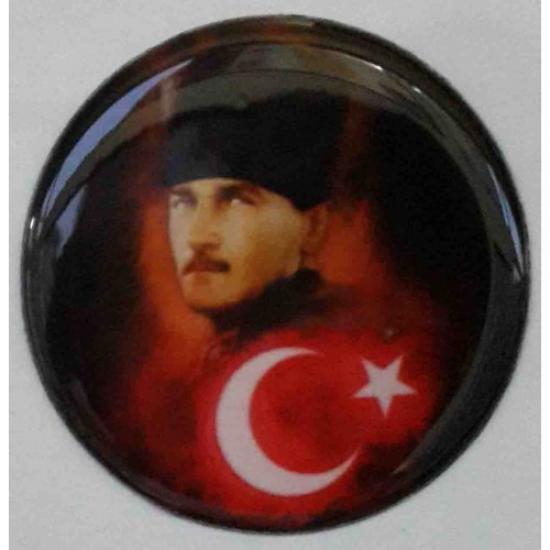 Şeffaf Damla Magnet SMDY08 , 5 Adet ( 6 cm - çap )