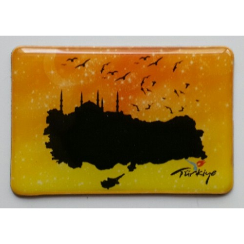 Şeffaf Damla Magnet SMDD04 , 5 Adet ( 4.6 cm * 6.8 cm )